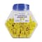 Koplow Games 5/8" Bright Yellow Spot & Number Foam Dice, 200 Count
